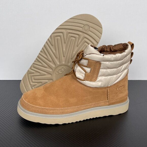 Unisex UGG Brown Thick-Soled Lace-Up Snow Boots - Picture 6 of 9